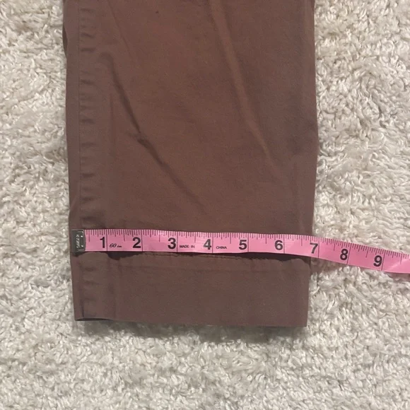 LOFT Mauve-Taupe Cropped Chinos - Picture 8 of 8